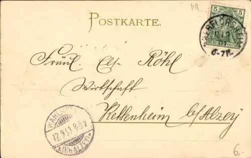 Ak Oberflörsheim Ober Flörsheim Rheinhessen, Gesamtansicht