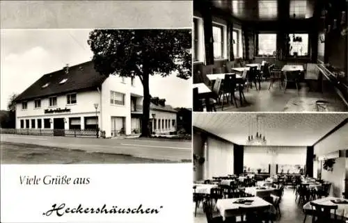 Ak Homburg Bröl Nümbrecht im Oberbergischen Kreis, Restaurant Heckershäuschen