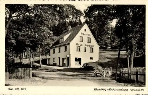 Ak Küstelberg Medebach im Hochsauerlandkreis, Pension Haus Berghof, Inhaber Alb Koch