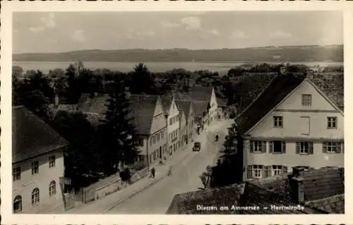 Ak Dießen am Ammersee Oberbayern, Herrnstraße