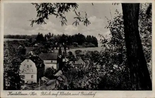 Ak Kastellaun im Hunsrück, Kloster, Friedhof