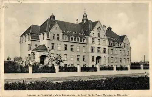 Ak Ratingen Nordrhein Westfalen, Lyzeum und Pensionat Maria Immaculata der Schw. U. L. Frau