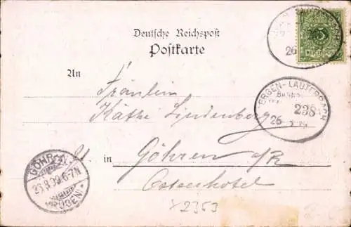 Litho Insel Vilm Putbus auf Rügen, Hotel, Strand, Ufer