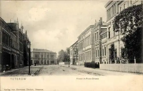 Ak Teterow in Mecklenburg, Friedrich Franz Straße