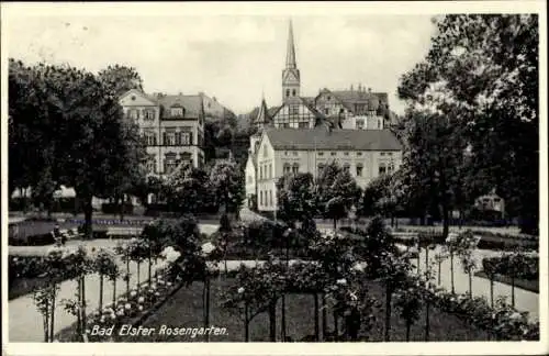 Ak Bad Elster im Vogtland, Rosengarten