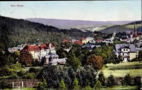 Ak Bad Elster im Vogtland, Teilansicht