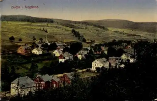 Ak Zwota Klingenthal im Vogtland Sachsen, Panorama