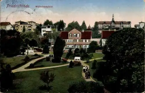 Ak Friedrichroda in Thüringen, Wilhelmsplatz