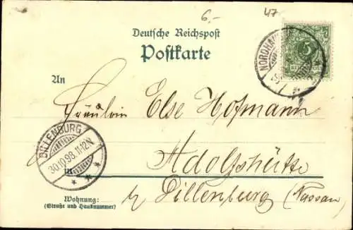 Litho Steinthaleben Kyffhäuserland in Thüringen, Kaiser Wilhelm Denkmal, Rothenburg, Raben