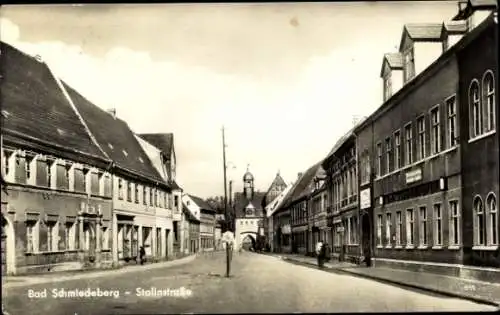 Ak Bad Schmiedeberg in der Dübener Heide, Blick in die Stalinallee