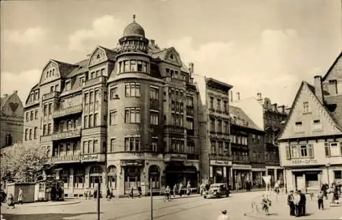 Ak Halle an der Saale, Ecke der Geiststraße und des Moritzburgringes