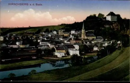 Ak Hirschberg an der Saale, Gesamtansicht