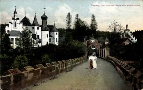 Ak Wolfersdorf b Stadtroda,Schloß Fröhliche Wiederkunft