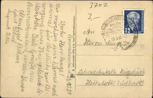 Ak Benneckenstein Oberharz am Brocken, Waldschlösschen, Hirte mit Schafen