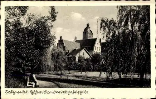 Ak Salzwedel in der Altmark, Landwirtschaftsschule