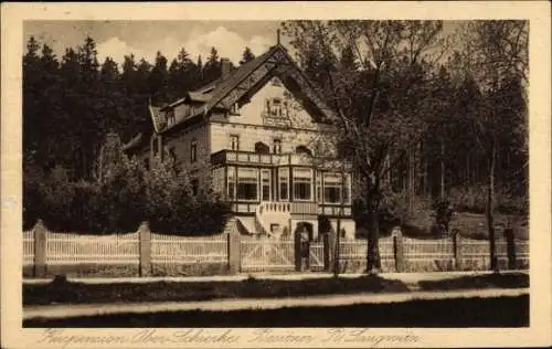 Ak Oberschierke Wernigerode im Harz, Kurpension