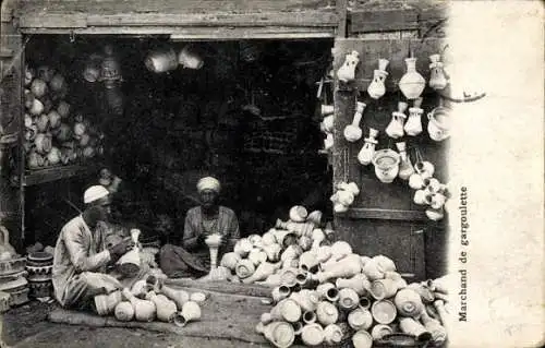 Ak Ägypten, Marchand de gargoulette