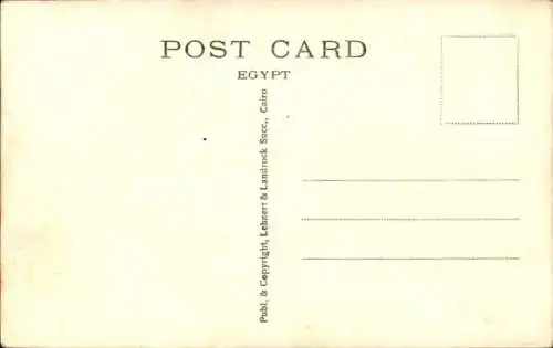 Ak Ägypten, Partie am Ufer, Suez Kanal, Kriegsschiff, Kamel