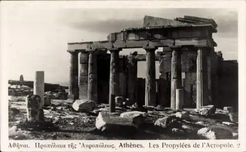 Ak Athen Griechenland, Die Propyläen der Akropolis