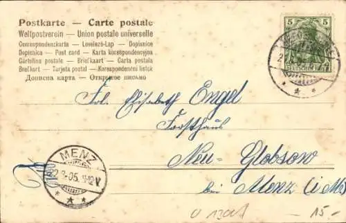 Ak Heegermühle Finow Eberswalde in der Mark, Dorfbrücke, Krankenhaus