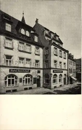 Ak Nürnberg, Hotel Reichshof, Johannesgasse 18, Bes. Josef Bindl