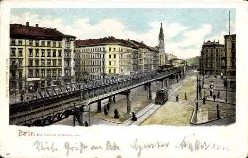 Litho Berlin Kreuzberg, Hochbahnhof Oranienstraße