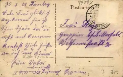 Ak Tambach Dietharz in Thüringen, Gebäude Sonnenblick