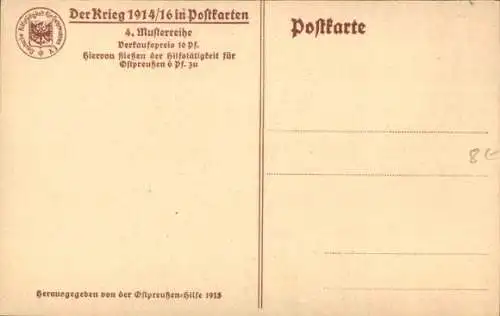Künstler Ak Bauer, Karl, General Erich von Falkenhayn, Portrait