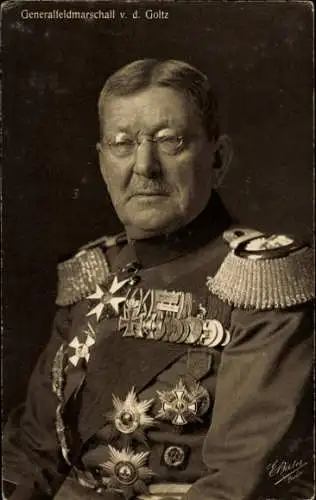 Ak Generalfeldmarschall Colmar von der Goltz, Portrait