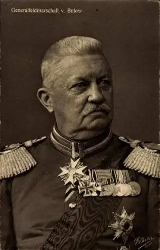 Ak Generalfeldmarschall von Bülow, Portrait