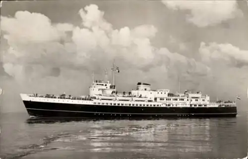 Ak Dampfschiff MV Prinses Beatrix, Koningin Emma, Zeeland Steamship Co.