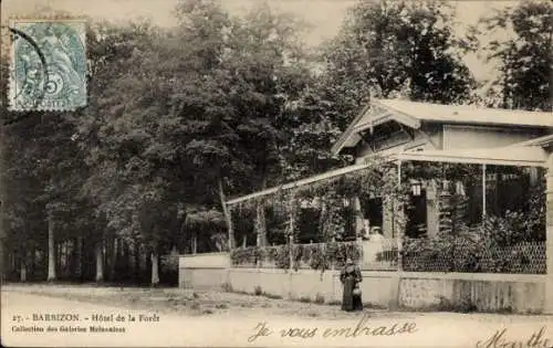 Ak Barbizon Seine et Marne, Hotel de la Foret