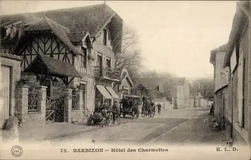 Ak Barbizon Seine et Marne, Hotel des Charmettes