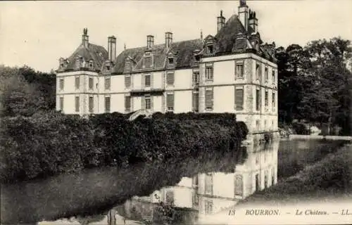 Ak Bourron Marlotte Seine et Marne, Schloss