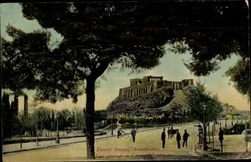 Ak Athen Griechenland, Vue générale, Akropolis