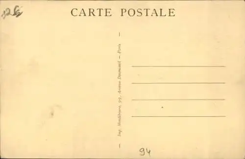 Ak Saint Mandé Val de Marne, Colonia-Hotel, Speisesaal, 28 Avenue Herbillon