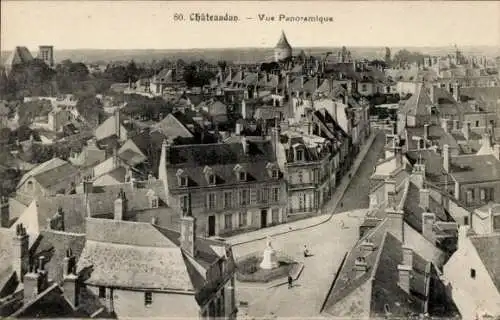 Ak Châteaudun Eure et Loir, Vue Panoramique