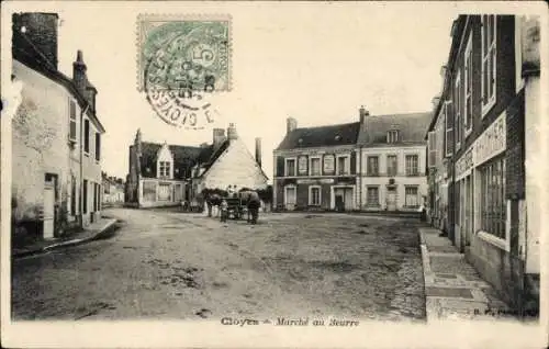 Ak Cloyes sur le Loir Eure et Loir, Marche au Heurre