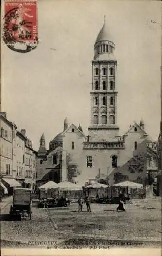 Ak Périgueux Nouvelle-Aquitaine Dordogne, Clocher de la Cathedrale