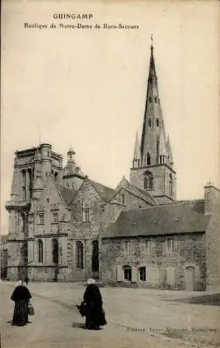 Ak Guingamp Cotes d'Amor, Basilique de Notre-Dame de Bons-Secours