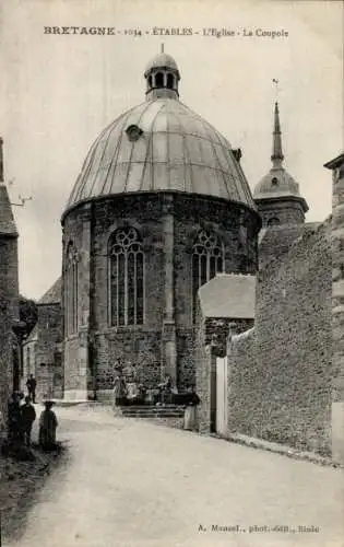 Ak Étables sur Mer Cotes d'Armor, Kirche, Coupole