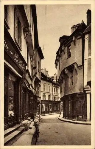 Ak Semur in Auxois Côte-d’Or, Place Notre Dame, Alte Häuser