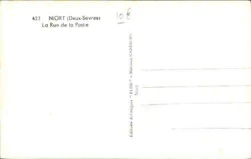 Ak Niort Deux Sèvres, Rue de la Poste
