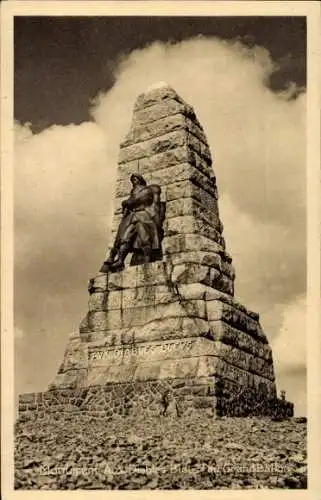 Ak Soultz Sulz Elsass Haut Rhin, Grand Ballon, Großer Belchen, Monument Aux Diables Bleus