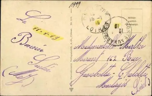 Ak Colmar Kolmar Elsass Haut Rhin, Oberlandesgericht