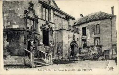 Ak Beauvais Oise, Palais de Justice