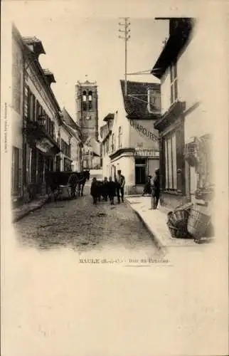 Ak Maule Yvelines, Rue du Ponceau