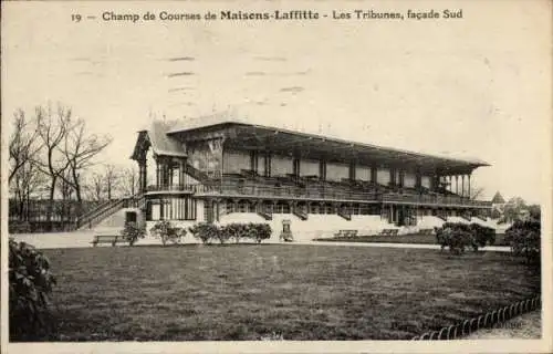 Ak Maisons Laffitte Yvelines, Champ de Courses, Les Tribunes