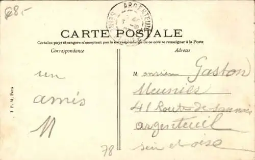 Ak Houilles Yvelines, Chateau Historique du XV Siecle