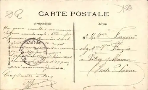 Ak Paris, Bal Champetre, Wöchentliche Ruhe